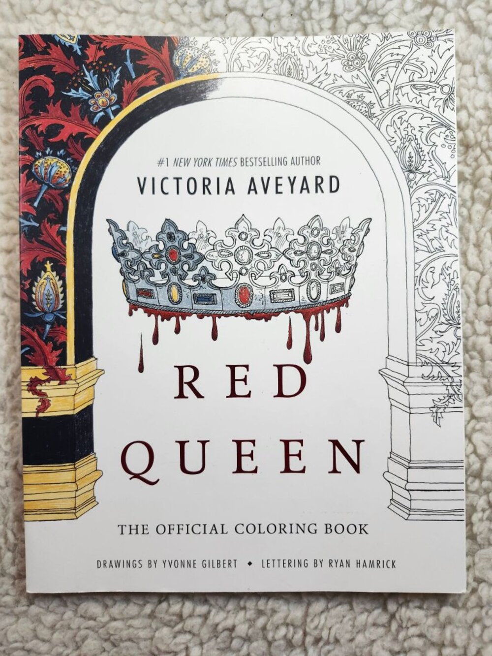 Victoria Aveyard Red Queen The Official Coloring Book HarperTeen Illustrated